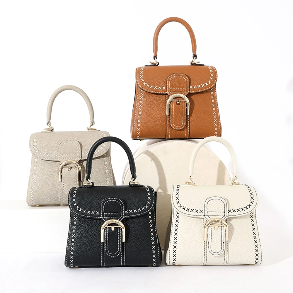 Lady High Quality Genuine Leather Hand Bag